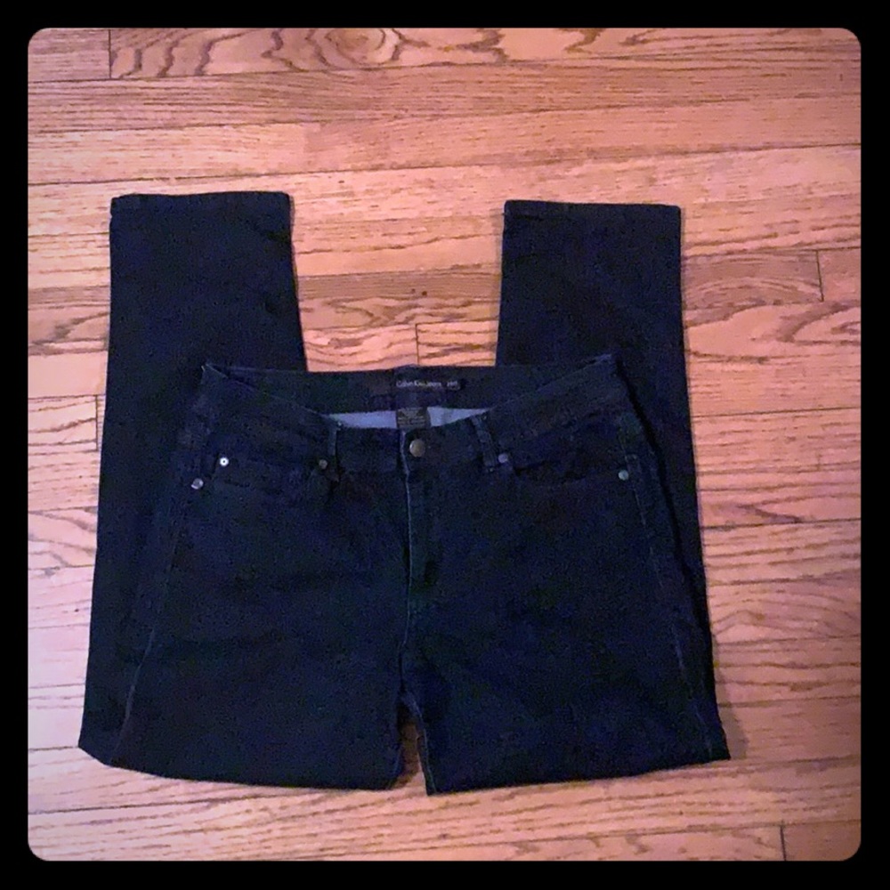 Calvin Klein Jeans inseam: 25.5”  waist: 29”